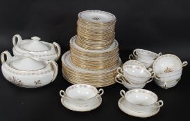 A  large collection of Royal Crown Derby part dinner service  in the Harvest Poppy pattern to