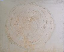 Audrey Lewis Hopkins ( 1914 - 2011) A stunning  unframed oil on hard board abstract painting  of