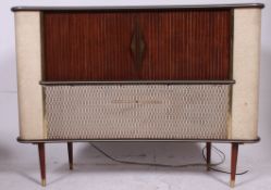 A Vintage/ retro Sobell/ stereo unit record player with valve radio.