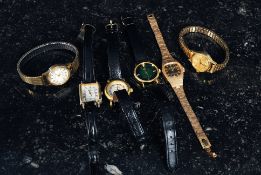 A collection of 6x assorted wrist watches to include Timex, Reflex and others.