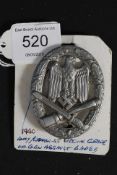 A German WW2 Third Reich Army/Waffen SS Special Grade of the General Assault Badge