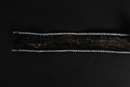 A German WW2 3rd Reich Totenkopf soldiers sleeve title