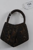 A 19th century Indian provincial iron padlock ( currently unlocked )