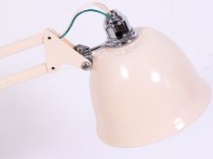 An original Herbert Terry 1208 anglepoise Industrial desk lamp being fully restored having