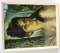Joseph Henry Lynch (1911-1989): A framed and glazed retro print of 