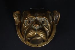 An fabulous and interesting brass counter top bell in the form of a British Bulldog.