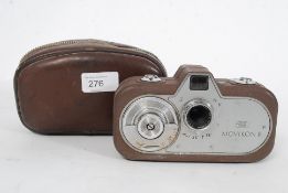 A vintage Zeiss Ikon Movikon 8 cine camera complete with the case