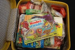 A collection of cigarette and tea cards to include several in albums,