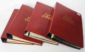 A collection of 4x Cigarette Card Collectors Society reprint cigarette card albums.