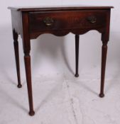 A 19th century country oak side / hall table.