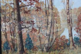 An oil on board painting by TS FOWERAKER