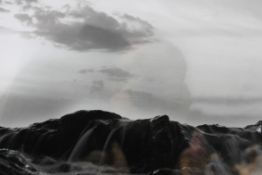 A 20 century photograph depicting rough