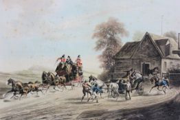 A 19th century lithograph print entitled