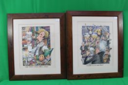 A pair of comic sketches ''SHEAR POETRY