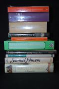 Various biographies of Samuel Johnson in