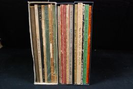 Various slim paleontology books containe