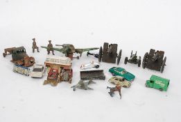 An assortment of vintage toys to include