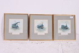 David Shepherds A set of 3 East Somerset