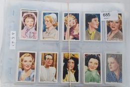 CIGARETTE CARDS / COLLECTORS CARDS; A co