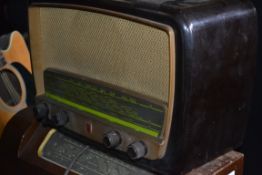 Two vintage radios to include a Phillips