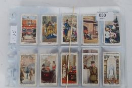 CIGARETTE CARDS; A collection of TEN ass