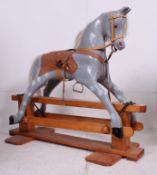 An excellent wooden grey painted wooden