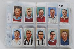CIGARETTE CARDS; A collection of TEN ass