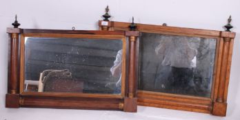 A near pair of 19th century Regency maho