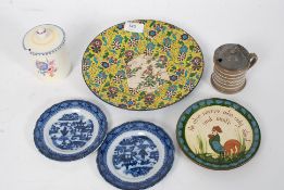 A French Longwy  ceramic and enamel deco