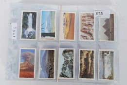 CIGARETTE CARDS; A collection of TEN ass