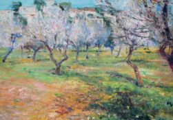 COOTE, MICHAEL; A signed, unframed oil o