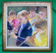 COOTE, MICHAEL; an oil on canvas, in a g