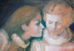 COOTE, MICHAEL; An unframed oil on canva