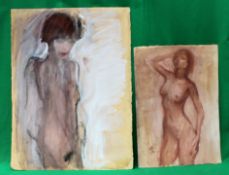 COOTE, MICHAEL; x 2 female nudes  Colour
