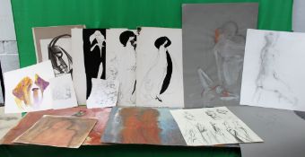 COOTE, MICHAEL; x 25 assorted rough draw