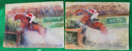 COOTE, MICHAEL; x 2 scenes of hurdling r