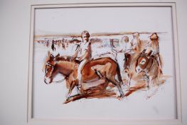 COOTE, MICHAEL; a mounted, watercolour o