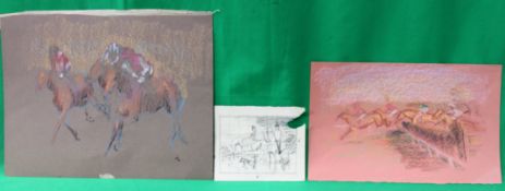 COOTE, MICHAEL; x 3 studies of horses an