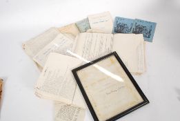 A collection of vintage boy scout / scouting items to include ephemera, plays, paperwork, whistles,