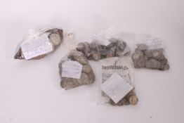 A good collection of British coins to include pre 1947 coins - 33 half crowns, 25 x florins,