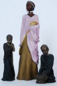 A collection of 3x Stacy Bayne sculpted figures,