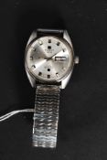 A Tissot Visodate automatic SeaStar T12 stainless steel gentleman's wristwatch,