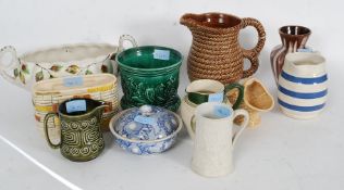 A collection of china wares to include Sylvac 1777, 4039, 4612, 3816 along with Woods planter,