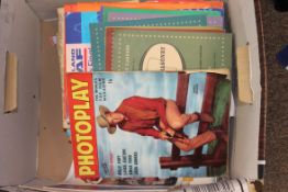 A mixed lot of vintage magazines to include Carpenter & Builder, Bristol Review,
