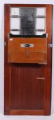 A 1930's Art Deco Compactom door ( salvage) having the stunning gallery compartment with label and