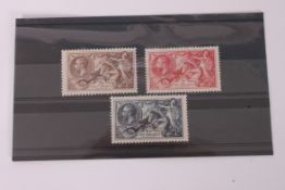 GB STAMPS 1934 2/6d, 5/- & 10/- Re-engraved 