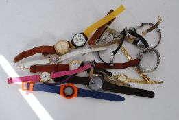 A collection of ladied dress / wrist watches by various makers.
