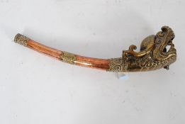 A Chinese / Tibetan temple trumpet dragon horn.
