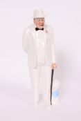 A Royal Doulton Limited Edition  HN3057 Sir Winston Churchill modelled by Adrian Hughes china