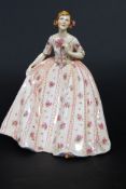 A Royal Worcester Freda G Doughty figure entitled ' The Duchess Dress ' number 3106 RD no 80622.